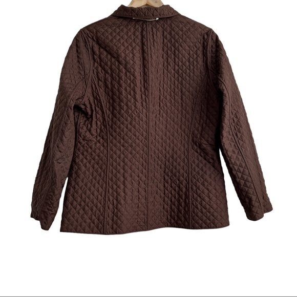 Don Caster Reversible Silk Animal Print Quilted Jacket (14) - Picture 6 of 15